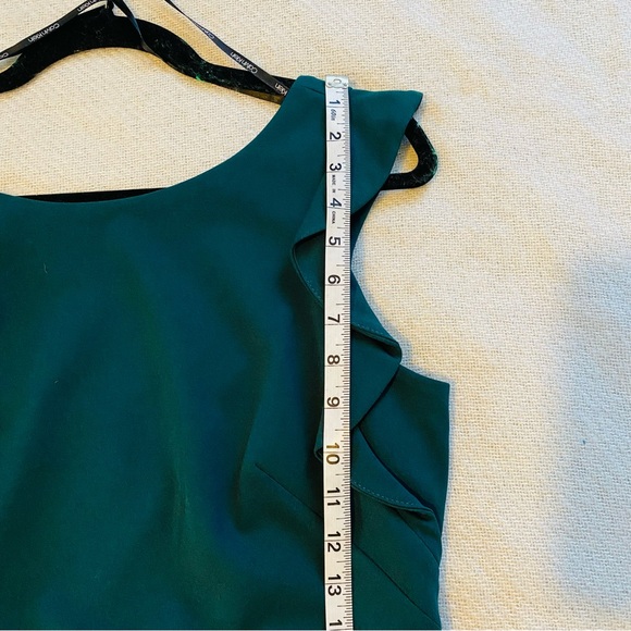 Calvin Klein Ruffle Shoulder Sheath Professional Dress - Picture 7 of 9